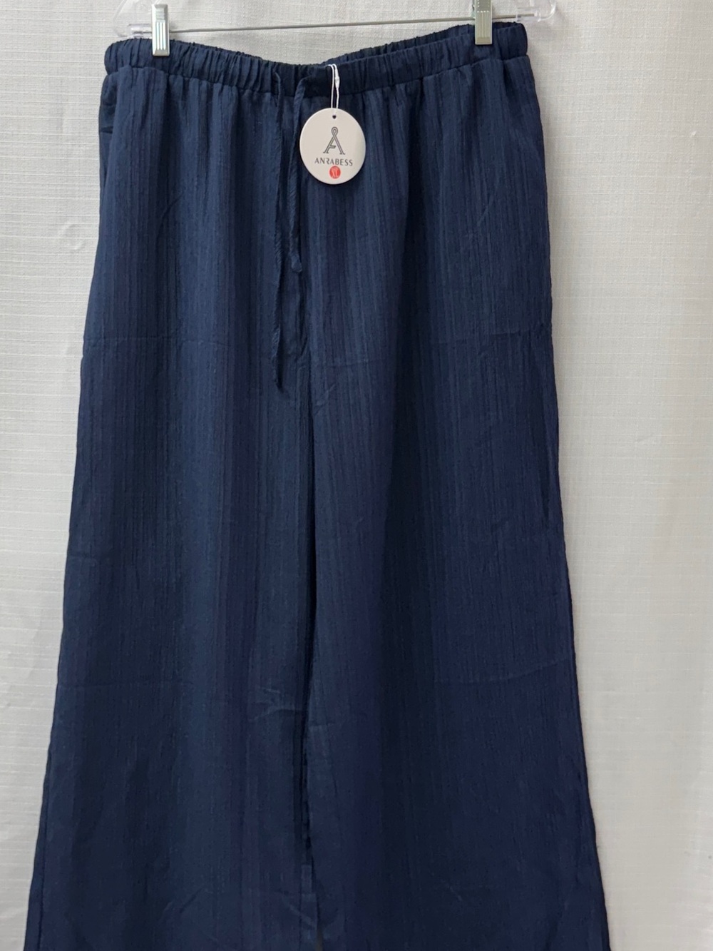 Anarciss Navy Drawstring Wide Leg Pants XL
